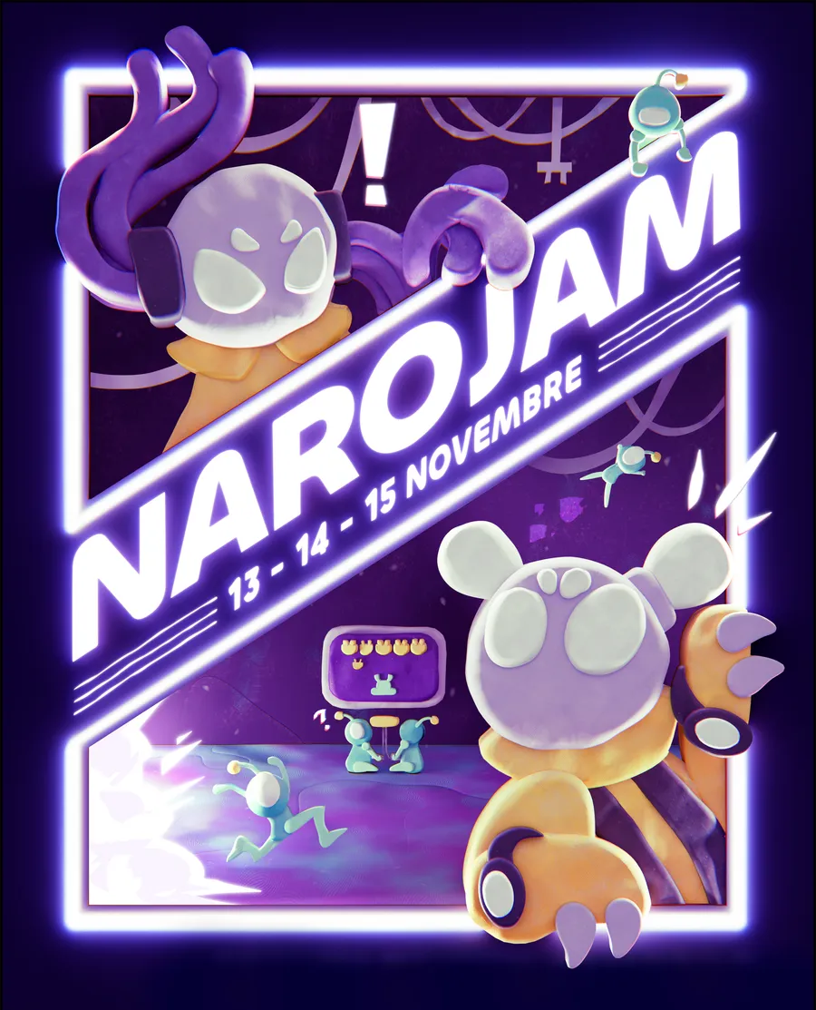Cartel de la NaroJam — ver en grande